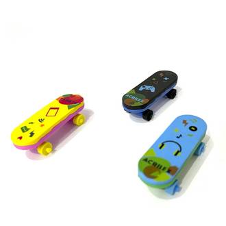 BORRACHA SKATE SORTIDA - UN - ACRILEX