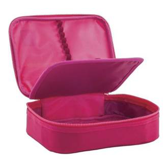 ESTOJO ESCOLAR BOX ACADEMIE - CEREJA - UN - TILIBRA