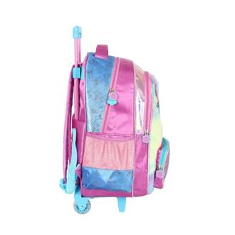 MOCHILA C/RODAS STITCH IC42412SC - METALIZADA - ROXO - UN - LUXCEL