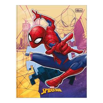 CADERNO BROCHURAO CAPA DURA 80FLS - SPIDER MAN - PCT 5 - TILIBRA