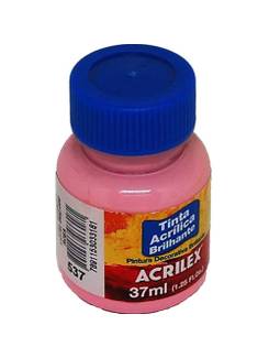 TINTA ACRILICA BRILHANTE 37ML 03340 - ROSA - CX 12 - ACRILEX