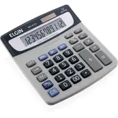 CALCULADORA MESA 12 DIG MV4122 - CINZA - UN - ELGIN