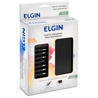 FONTE UNIVERSAL P/ NOTEBOOK 90W - 46RFTE90W000 - UN - ELGIN