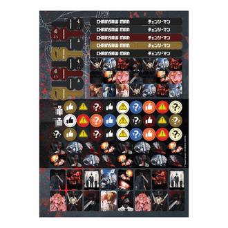 CADERNO UNIV CAPA DURA 10X1 160FLS - CHAINSAW MAN - UN - JANDAIA