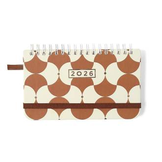 AGENDA ESPIRAL BOSSA NOVA 16X9- PLANNER BOEMIA CARAMELO - UN - CICERO