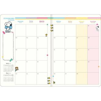 AGENDA GRAMPEADA SNOOPY M7 - PLANNER - PCT 5 - TILIBRA