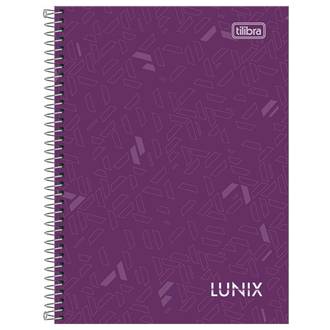 CADERNO UNIV CAPA DURA 1X1 80FLS - LUNIX - UN - TILIBRA