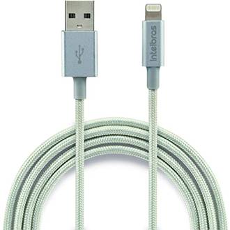 CABO USB - LIGHTNING NYLON 1,5M - EUAL 15NB - BRANCO - UN - INTELBRAS