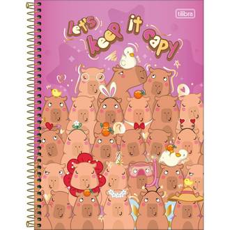 CADERNO UNIV CAPA DURA 10X1 160FLS - CAPYCLUB - PCT 4 - TILIBRA