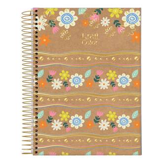 CADERNO UNIV CAPA DURA 10X1 160FLS - 72791-26 - KRAFT COLOR - UN - JANDAIA