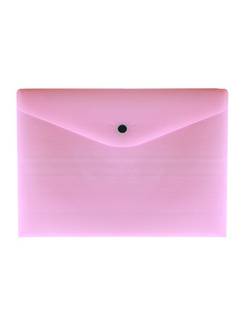 PASTA ENVELOPE C/ BOTAO A4 SERENA - 0012 - ROSA - UN - DELLO
