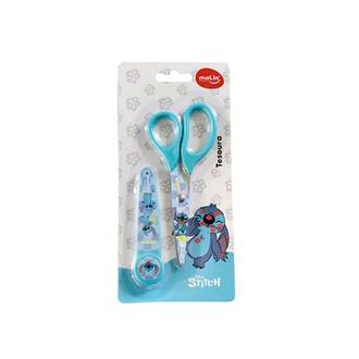 TESOURA ESCOLAR C/PROTETOR STITCH - 13CM - 31385 - UN - MOLIN