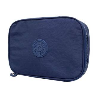 ESTOJO ESCOLAR BOX CRINKLE - YS41053AE - AZUL ESC - UN - YINS