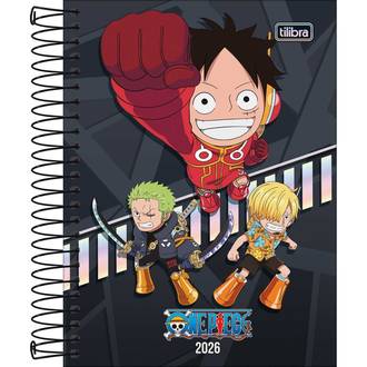 AGENDA ESPIRAL ONE PIECE M4 - DIARIA - 393878 - PCT 4 - TILIBRA