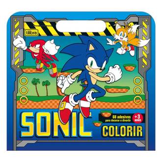 ALBUM COLORIR MALETA SONIC - 349101 - UN - TILIBRA