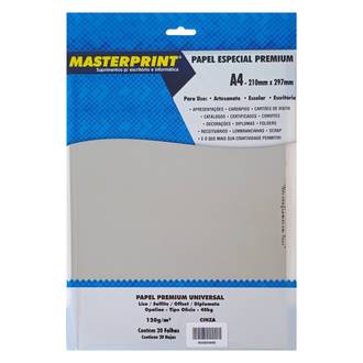 PAPEL DIPLOMATA A4 120G - 20FL LISO/OFFSET - 302070079 - ROSA - UN - MASTERPRINT