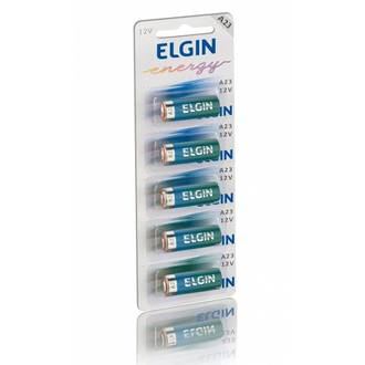 PILHA ALCALINA 12V A23 82195 - CART 5 - ELGIN