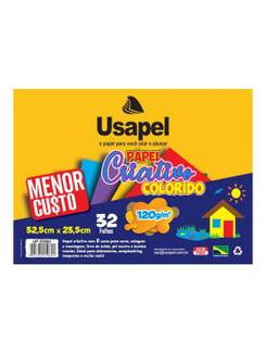 PAPEL CRIATIVO 32FL - 8 CORES - 25060 - UN - USAPEL