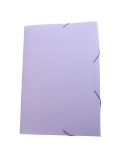 PASTA ELASTICO PLASTICA OFICIO /SERENA - 0246 - LILAS PASTEL - UN - DELLO