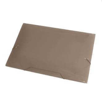 PASTA ELASTICO PLASTICA OFICIO - 1021 - FUME - PCT 10 - ACP