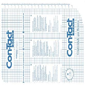 FILME AUTOADESIVO 45CMX10M 80 MICRAS - C185 - TRANSPARENTE - UN - CON-TACT