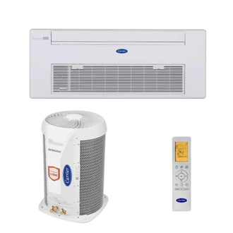 AR CONDICIONADO SPLIT CASSETE 1 VIA INVERTER  CONNECT 24000 BTUS  220V  - BRANCO - UN - CARRIER