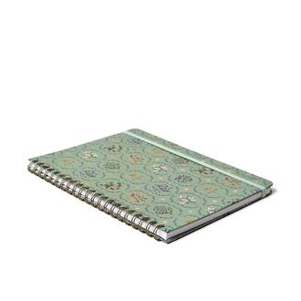 CADERNO ESPIRAL CAPA DURA JARD 80FLS / VERDE - UN - CICERO
