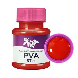 TINTA PVA FOSCA 37ML  - VERMELHO FOGO - UN - DAC