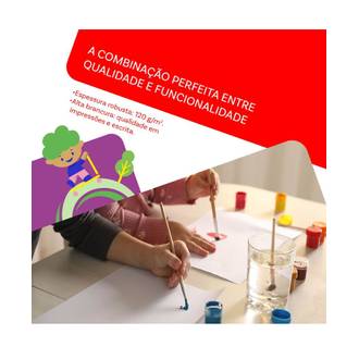 PAPEL CHAMEQUINHO 120G 50FLS - A4 - UN - CHAMEX