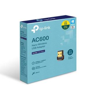 ADAPTADOR USB WIFI - DUAL BAND AC600 - ARCHER T2U - NANO - UN - TP-LINK