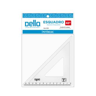 ESQUADRO ACRILICO 45° 8120 - UN - DELLO