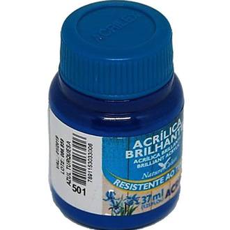 TINTA ACRILICA BRILHANTE 37ML 03340 - AZUL TURQUESA - UN - ACRILEX
