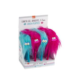CANETA GEL APAGAVEL CRAZY FLUF 0.7MM - CA0241 - DPL 12 - BRW