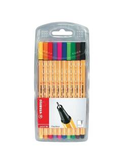 CANETA POINT 88 C/ 10 UNIDADES - SORTIDAS - UN - STABILO