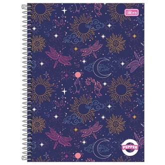 CADERNO UNIV CAPA DURA 16X1 256FLS - PEPPER FEM - UN - TILIBRA