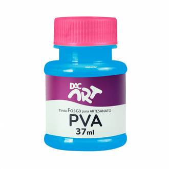 TINTA PVA FOSCA 37ML  - AZUL CELESTE - UN - DAC