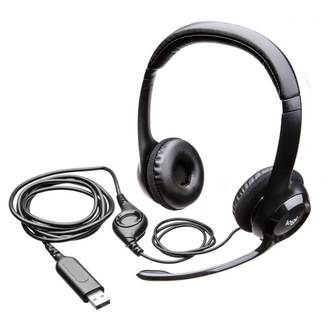 HEADSET USB H390 981-000014 - PRETO - UN - LOGITECH