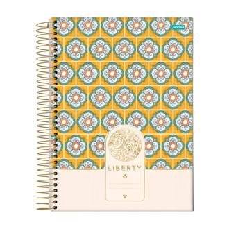 CADERNO UNIV CAPA DURA 1X1 80FLS - LIBERTY - UN - JANDAIA