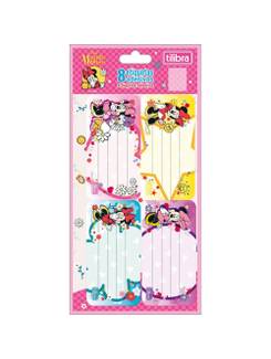 ETIQUETA ADESIVA ESCOLAR  - MINNIIE - PCT 10 - TILIBRA