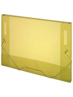 PASTA ELASTICO PLASTICA 2CM OFICIO - 1022 - AMARELO - UN - ACP