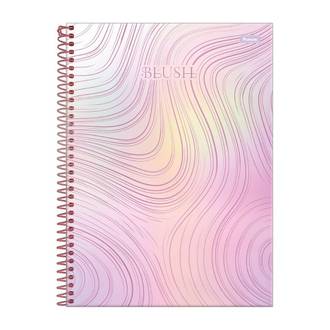 CADERNO UNIV CAPA DURA 1X1 80FLS - BLUSH - PCT 4 - FORONI