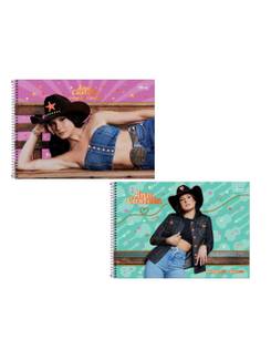 CADERNO DESENHO CAPA DURA 80FLS - ESPIRAL - ANA CASTELA - PCT 4 - TILIBRA