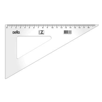 ESQUADRO PLASTICO 60° 8231 - UN - DELLO