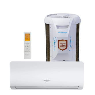 AR CONDICIONADO SPLIT HW ON/OFF  AIRVOLUTION 30000 BTUS FRIO 220V  - BRANCO - UN - MIDEA