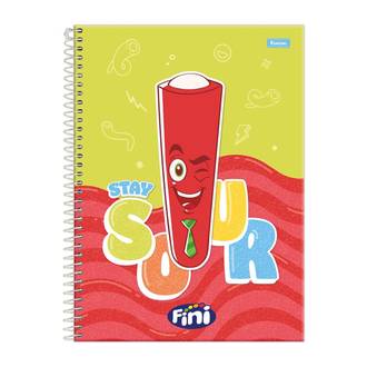 CADERNO UNIV CAPA DURA 10X1 160FLS - 3370266 - FINI - PCT 4 - FORONI