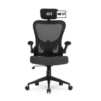CADEIRA ESCRITORIO GIRATORIA VITA HEADREST - 14230-0 - CINZA ESCURO - UN - DT3
