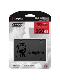 SSD 960GB SATA3 A400 SA400S37/960G - UN - KINGSTON