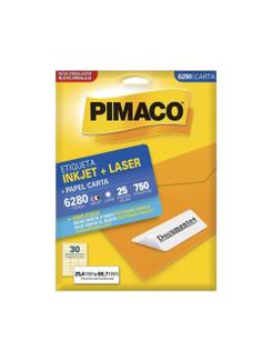 ETIQ INKJET/LASER CARTA 25FL - 6280 - 25X66 - UN - PIMACO
