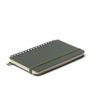 AGENDA ESPIRAL CLASSICA OFFICE 15,5X9 - PLANNER VERDE OLIVA - UN - CICERO