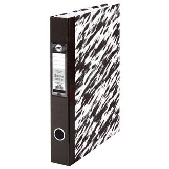 PASTA REGISTRADORA AZ OFICIO LOMBO LARGO TIGRADA 75MM - PRETO - UN - DAC